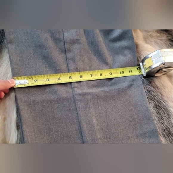 Briggs Gray Slacks Elastic Waist Business Casual Pants Size 14 - Picture 4 of 6